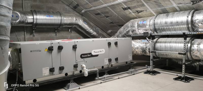 Réhabilitation chauffage, ventilation et plomberie de la salle polyvalente de Canouville (76) par l’Entreprise Delamotte